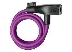 Axa Resolute Cable Lock Ø8mm 120cm - Royal Purple