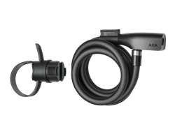 AXA Resolute Câbles Antivol 180cm 12mm Incl. Support - Noir