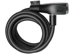 Axa Resolute Kaapelilukko 180cm 8mm - Musta