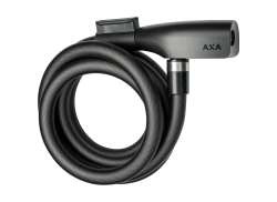 AXA Resolute Kabellås 180cm 12mm Inkl.. Holder - Svart