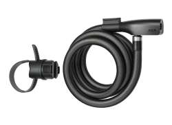 AXA Resolute Kabellås 180cm 15mm Inkl.. Holder - Svart