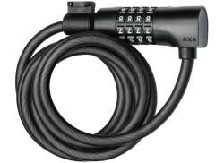 Axa Resolute Kabelslot Code 180cm 8mm - Zwart
