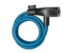 Axa Resolute ケーブル ロック Ø8mm 120cm - ガソリン ブルー