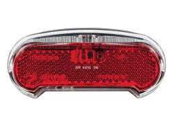 Axa Riff Farol Traseiro Bateria 50/80mm - Vermelho