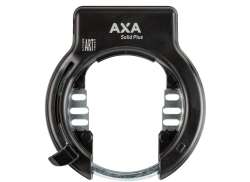 Axa Solid Plus / Linq City Sistema De Bloqueo Para Cuadro + Candado De Cadena - Negro