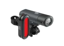 Axa Solis 800 Set Lumini 800 Lumen USB - Negru