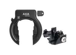Axa 솔리드 Plus 프레임 자물쇠 + 배터리 자물쇠 - 블랙