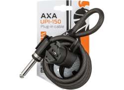 Axa UPI-150 プラグイン ケーブル Ø10mm 150cm - ブラック
