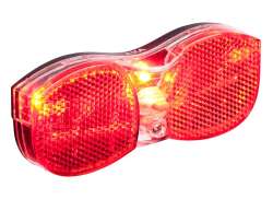 Axa Zadní Světlo City Baterie Zapnuto/Vnější LED - Červená