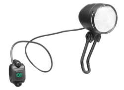 B&M Lumotec IQ-XS High Beam Ajovalo 150 Lux 6-48V - Musta