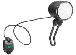 B&M Lumotec IQ-XS High Beam Frontlys 150 Lux 6-48V - Svart