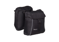 Bagoo Dobbelt Cykeltaske 17L Letv&aelig;gter Nylon - Sort