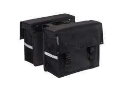 Bagoo Double Pannier 46L Water Repelling Bisonyl - Black