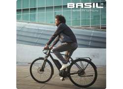 Basil Accu Beschermhoes Frame Yamaha - Zwart/Lime