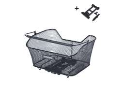 Basil Base Bicycle Basket 14L Incl. MIK 2.0 Adapter Plate
