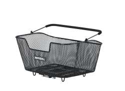 Basil Base Coș De Bicicletă 14L Incl. MIK 2.0 Plăcuță Adaptor - Negru