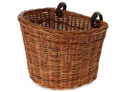 Per Handmade Withy Woven Bicycle Basket Bike Cane Baskets with Straps 