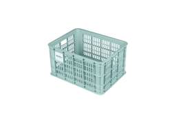 Basil Bicycle Crate 29,5L Silver Blue - M