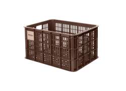 Basil Bicycle Crate Size L 40L - Chocolate Brown