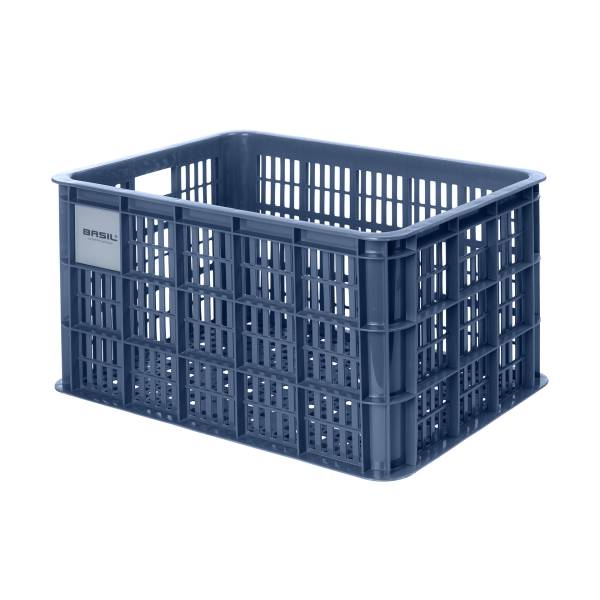 Basil Bicycle Crate Size L 40L - Rock Blue