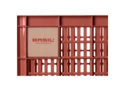 Basil Bicycle Crate Size M 29.5L - Terra Red
