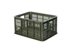 Basil Bicycle Crate Size S 17.5L MIK - Moss Green