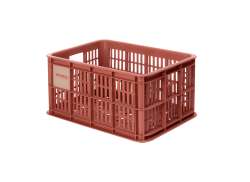 Basil Bicycle Crate Size S 17.5L - Terra Red