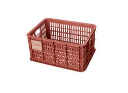 Basil Bicycle Crate Size S 17.5L - Terra Red