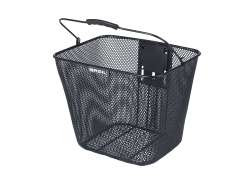 Basil Bilbao Bicycle Basket 16L + BasEasy Holder &#216;22-25.4mm