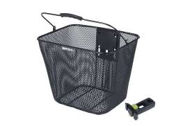 Basil Bilbao Bicycle Basket For. Front Ahead 22x28x26cm - Bl