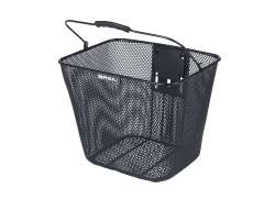 Basil Bilbao Koszyk Na Rower 16L + KlickFix Plytka Adaptera - Czarny