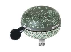 Basil Boheme Ding Dong Bicycle Bell &#216;80mm - Forest Green