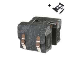 Basil Boheme Dubbel Packv&auml;ska 35L MIK - Charcoal
