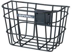 Basil Bremen Fietsmand Vast FM Aluminium - Zwart