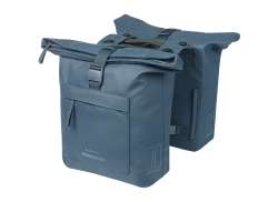 Basil Brooklyn Dubbele Fietstas MIK 41L - Marine Blauw