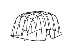 Basil Buddy Wire Dome For Buddy 펫 바스켓 - 블랙