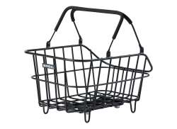 Basil Cento Bicycle Basket 21L Incl. MIK Adapter Plate - Bla