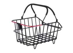 Basil Cento Bicycle Basket For Rear LED - Matt Black