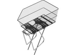 Basil Cento Cesta Para Bicicleta Para Parte Trasera WSL Sistema - Negro