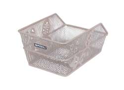 Basil Cento Flower S Basket Fixed 31x9x21cm - Nude Metallic