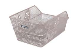 Basil Cento Flower Sykkelkurv For Bakre Festet 19L - S&oslash;lv