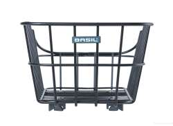 Basil Cento Luggage Carrier Basket 22L WSL Aluminum - Black
