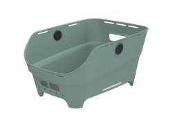 Basil Cento Neo Bicycle Basket WSL For Rear - Silver Green