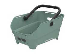 Basil Cento Neo Multi NX Cesto De Bicicleta Para Traseira - Prata Verde