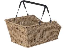 Basil Cento Rattan Cykelkurv MIK 2.0 41x25x12cm - Beige