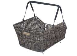 Basil Cento Rattan Look Multi System Basket Rear 22L -Brown