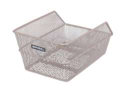 Basil Cento S Cestino Bicicletta Fisso Maglia Fine 11.5L - Argento