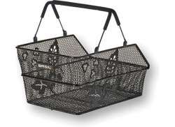 Basil Cento S Floare Coș De Bicicletă Pentru Spate Universal - Negru