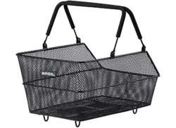 Basil Cento S Polkupyörän Kori Taka MIK Hienokudoksinen - Musta
