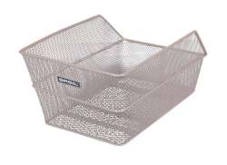 Basil Cento 自転車 バスケット 固定された 微細に織られた 26L - Nude メタリック